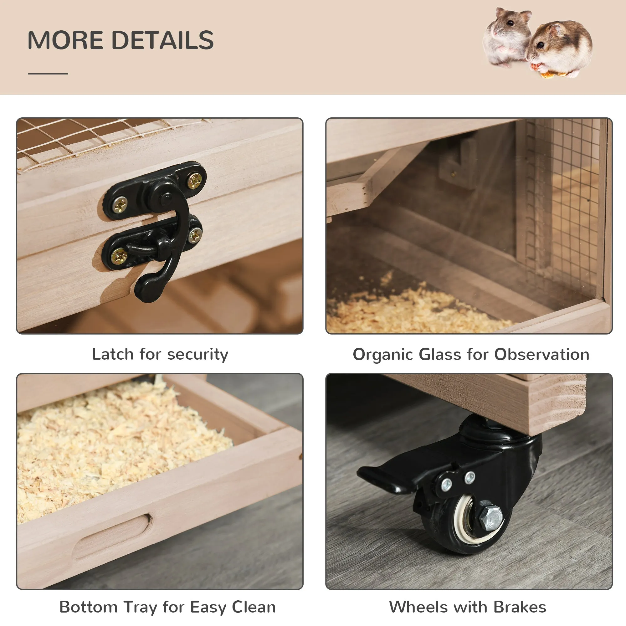 3 Level Hamster Cage