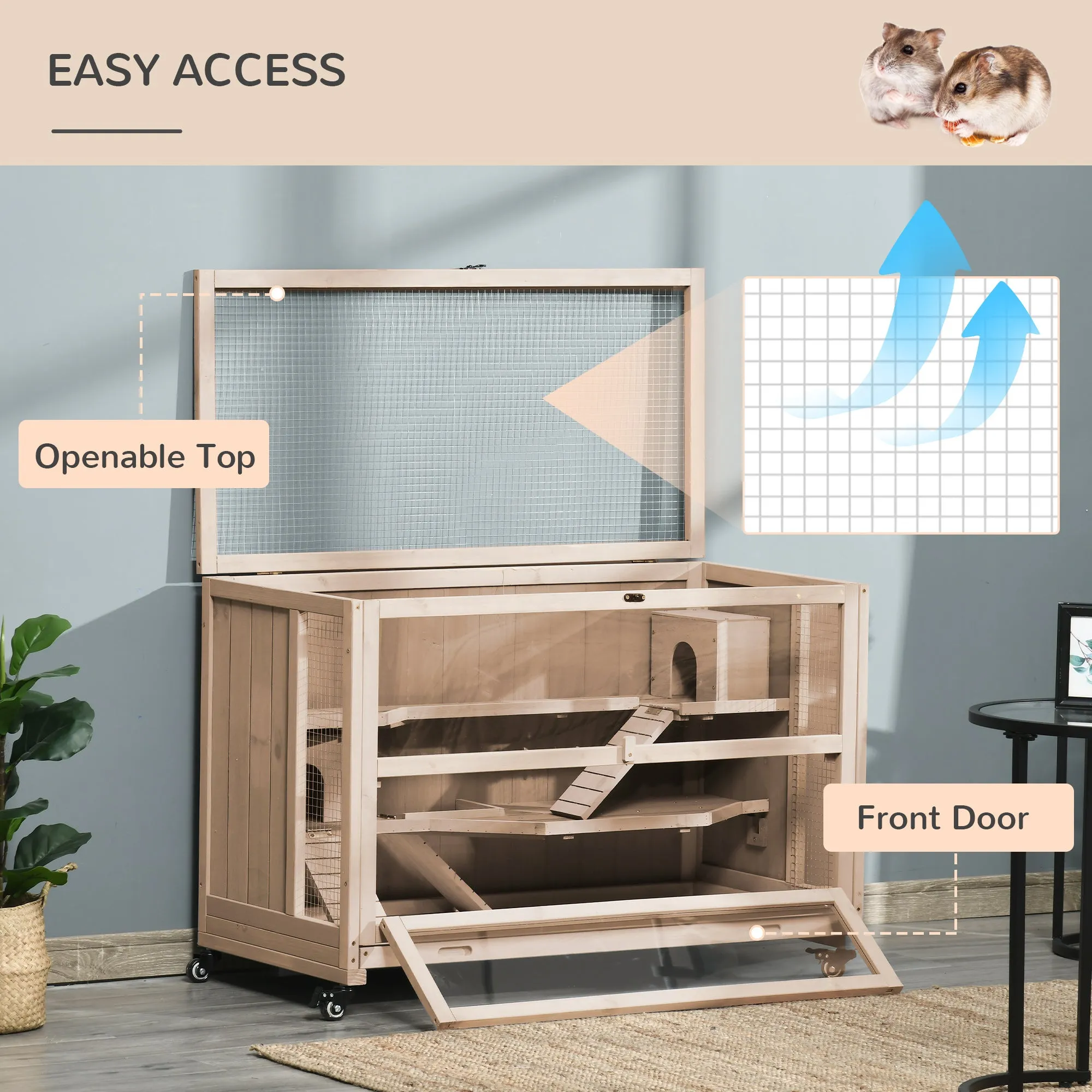 3 Level Hamster Cage