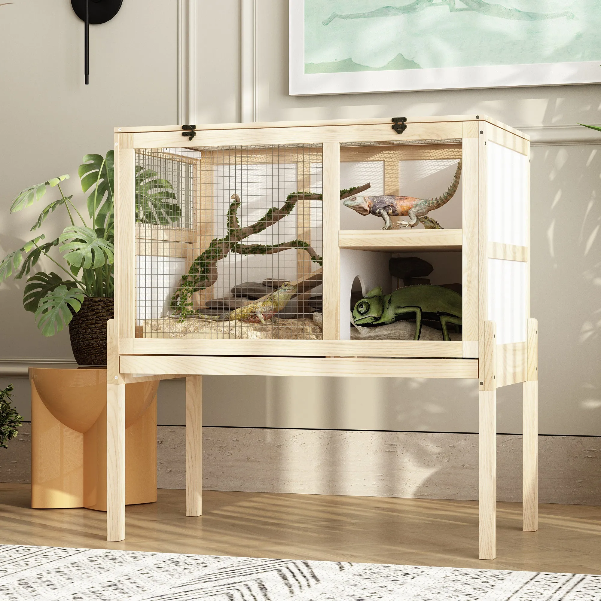 34.9'' x 19.7'' x 36.6'' Reptile Terrarium