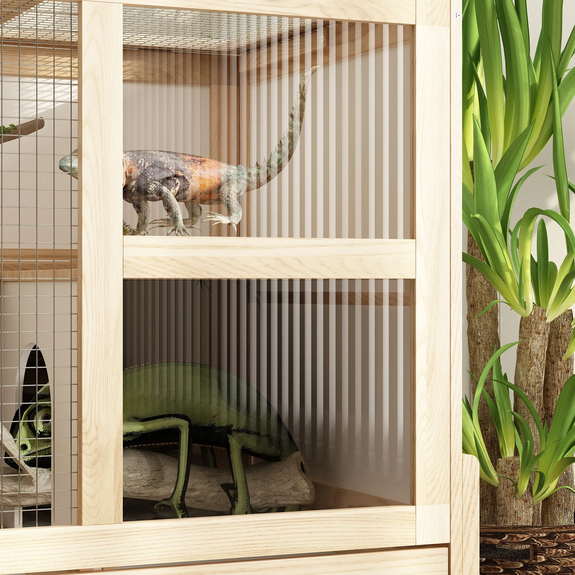 34.9'' x 19.7'' x 36.6'' Reptile Terrarium