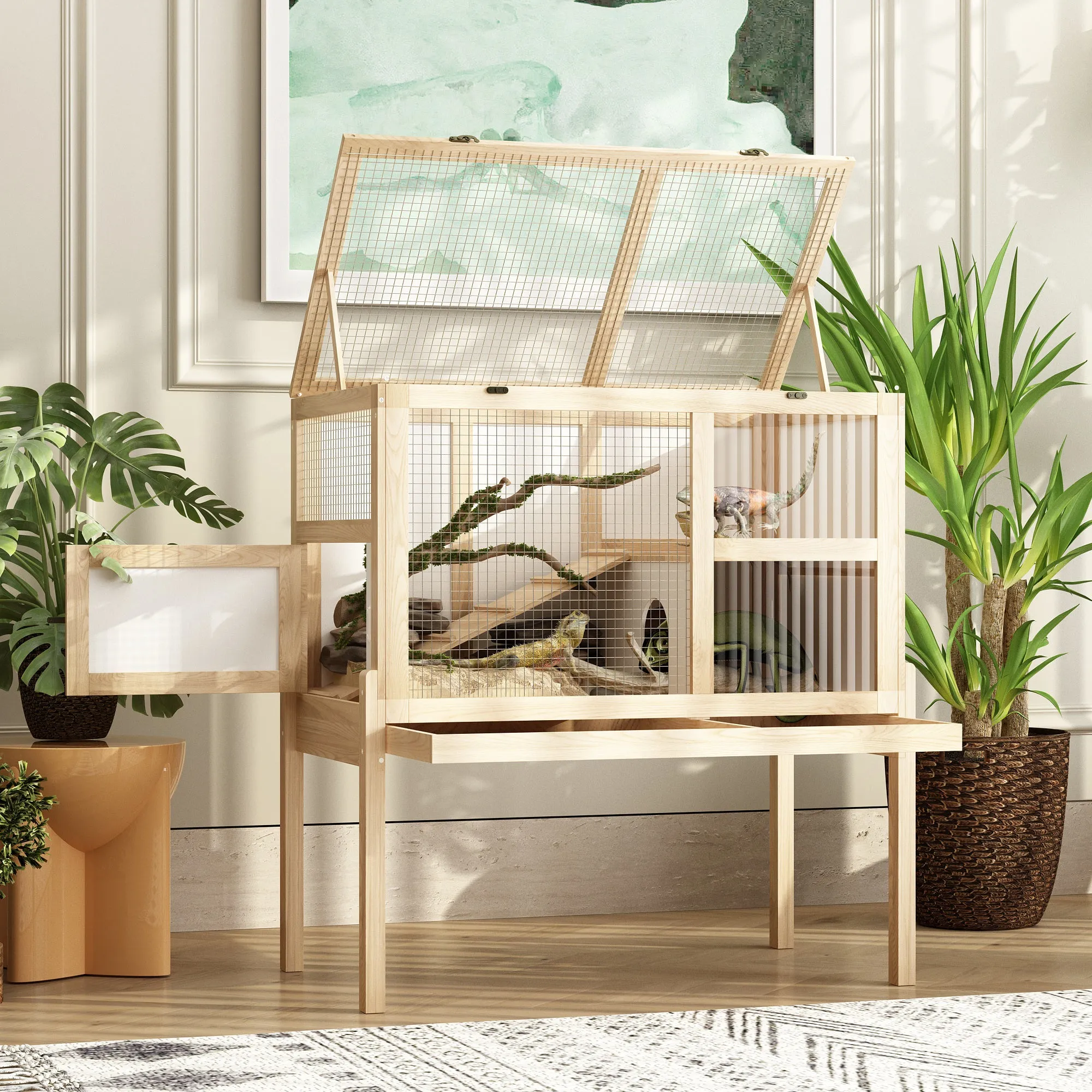 34.9'' x 19.7'' x 36.6'' Reptile Terrarium