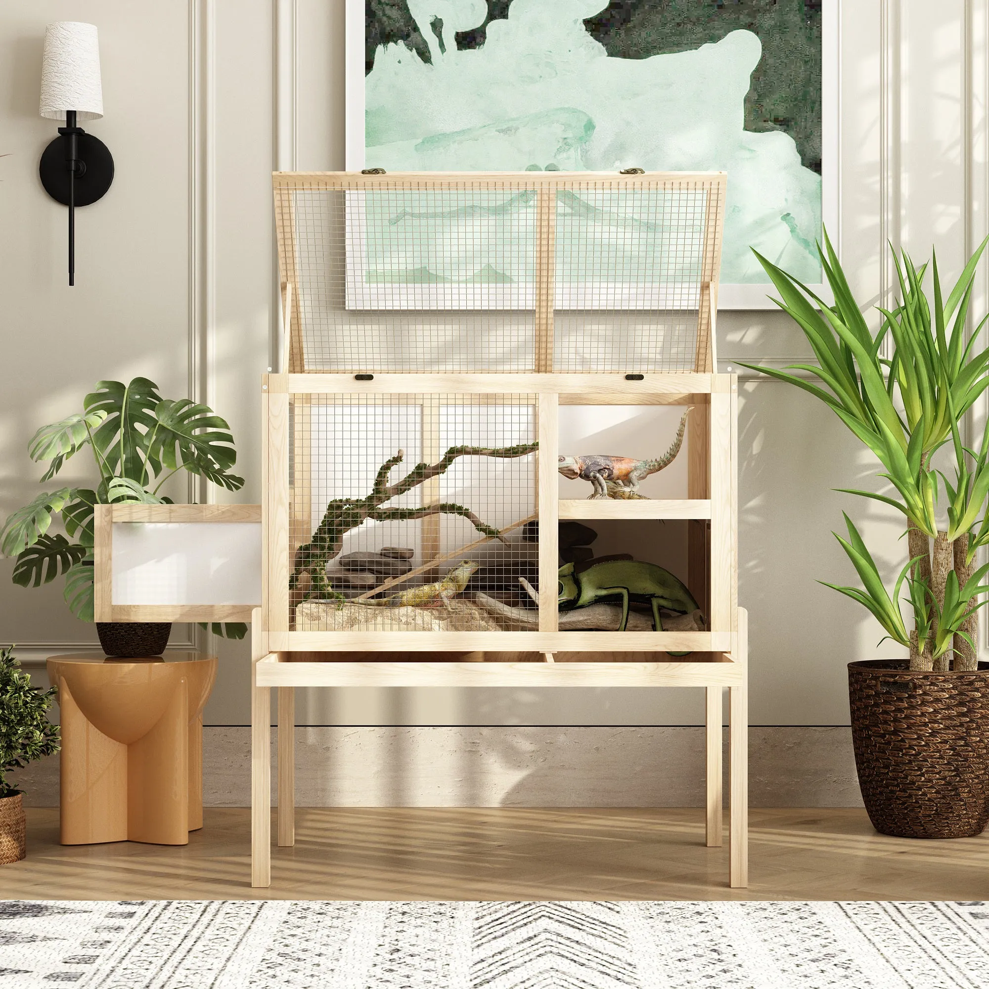 34.9'' x 19.7'' x 36.6'' Reptile Terrarium