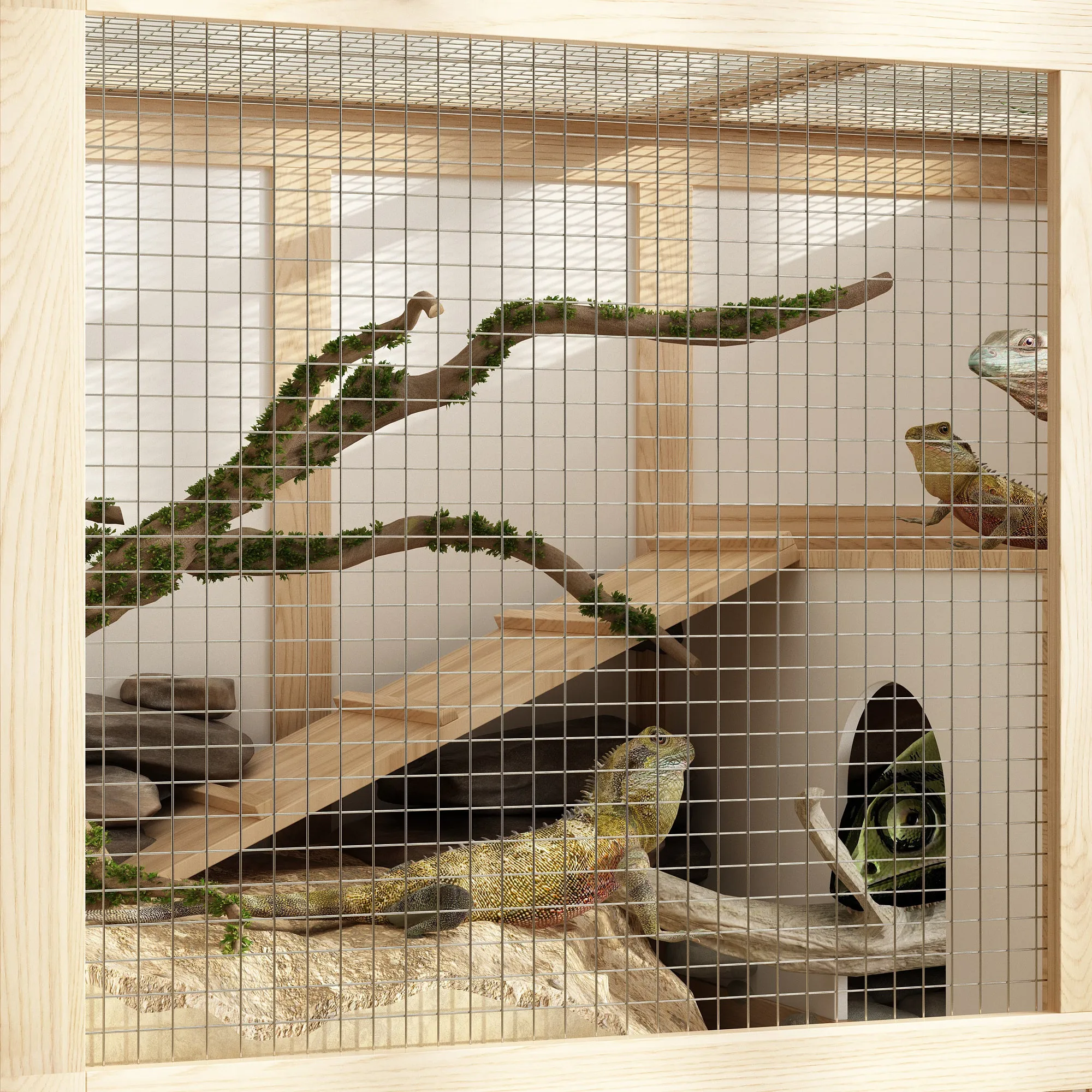 34.9'' x 19.7'' x 36.6'' Reptile Terrarium