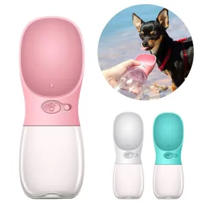 350/550ML Portable Pet Water Bottle Dispenser