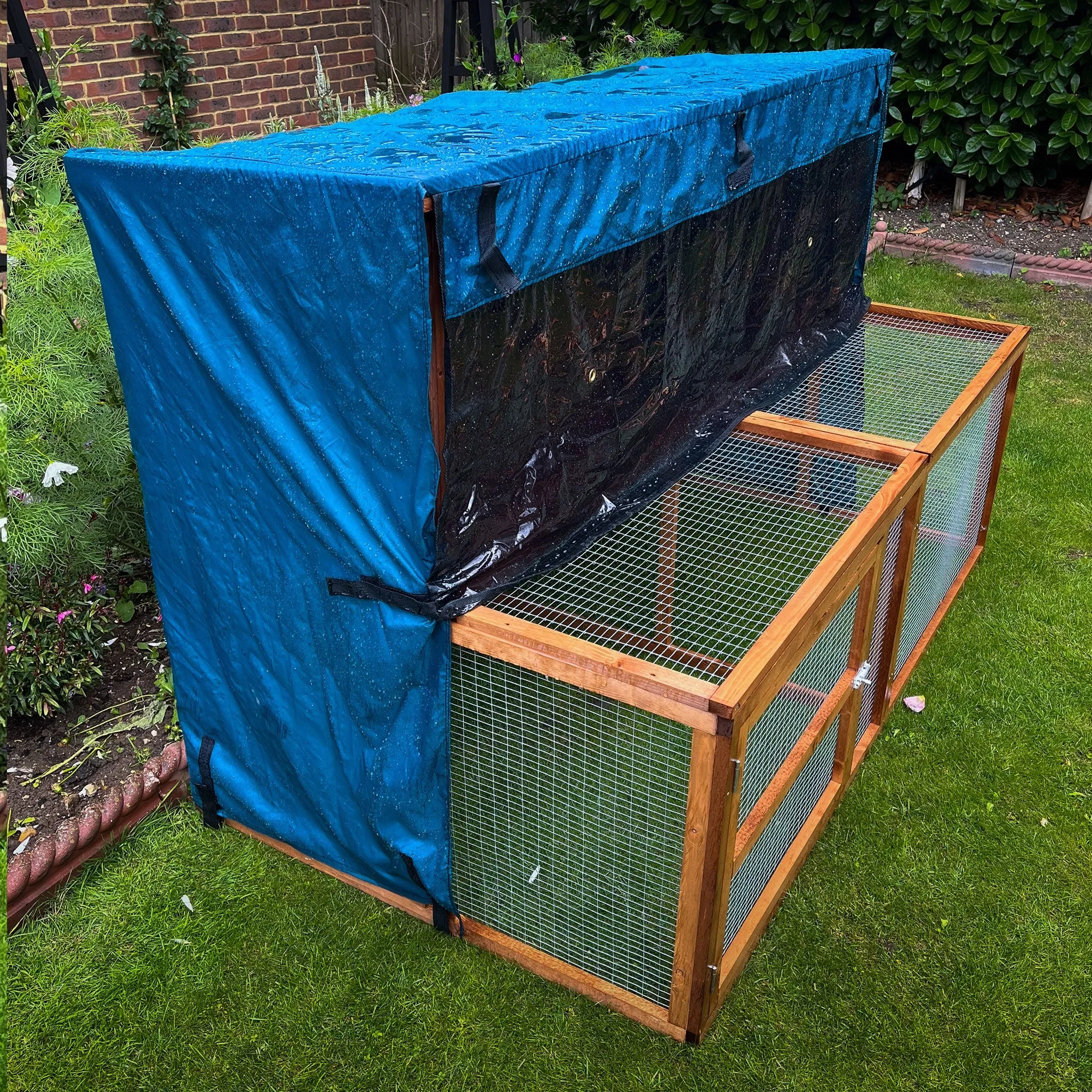 6ft Kendal Rabbit Hutch and Run Cover | Protect Your Hutch From The Weather With Day Dry™ Rain Covers
