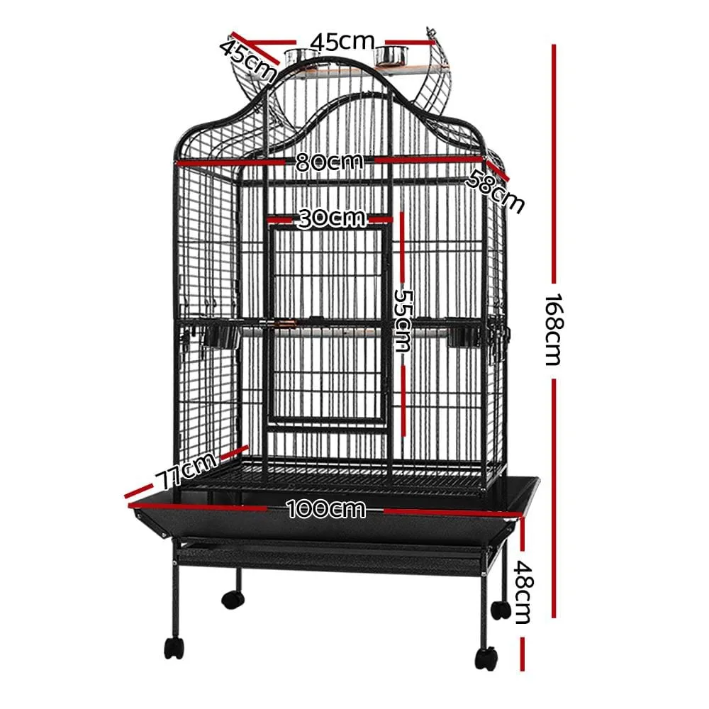 Bird Cage Pet Cages Aviary 168CM Large Travel Stand Budgie Parrot