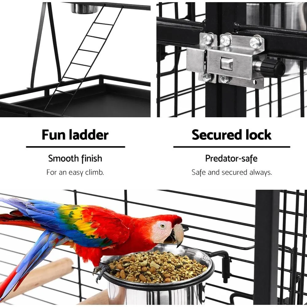 Bird Cage Pet Cages Aviary 173CM Large Travel Stand Budgie Parrot