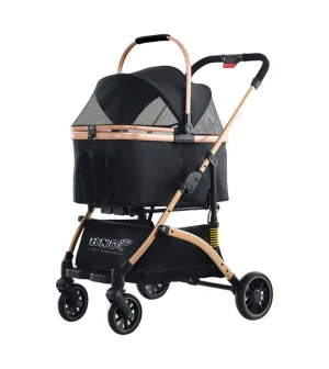 BNDC 301 Pram & Stroller For Dogs & Cats (Black)