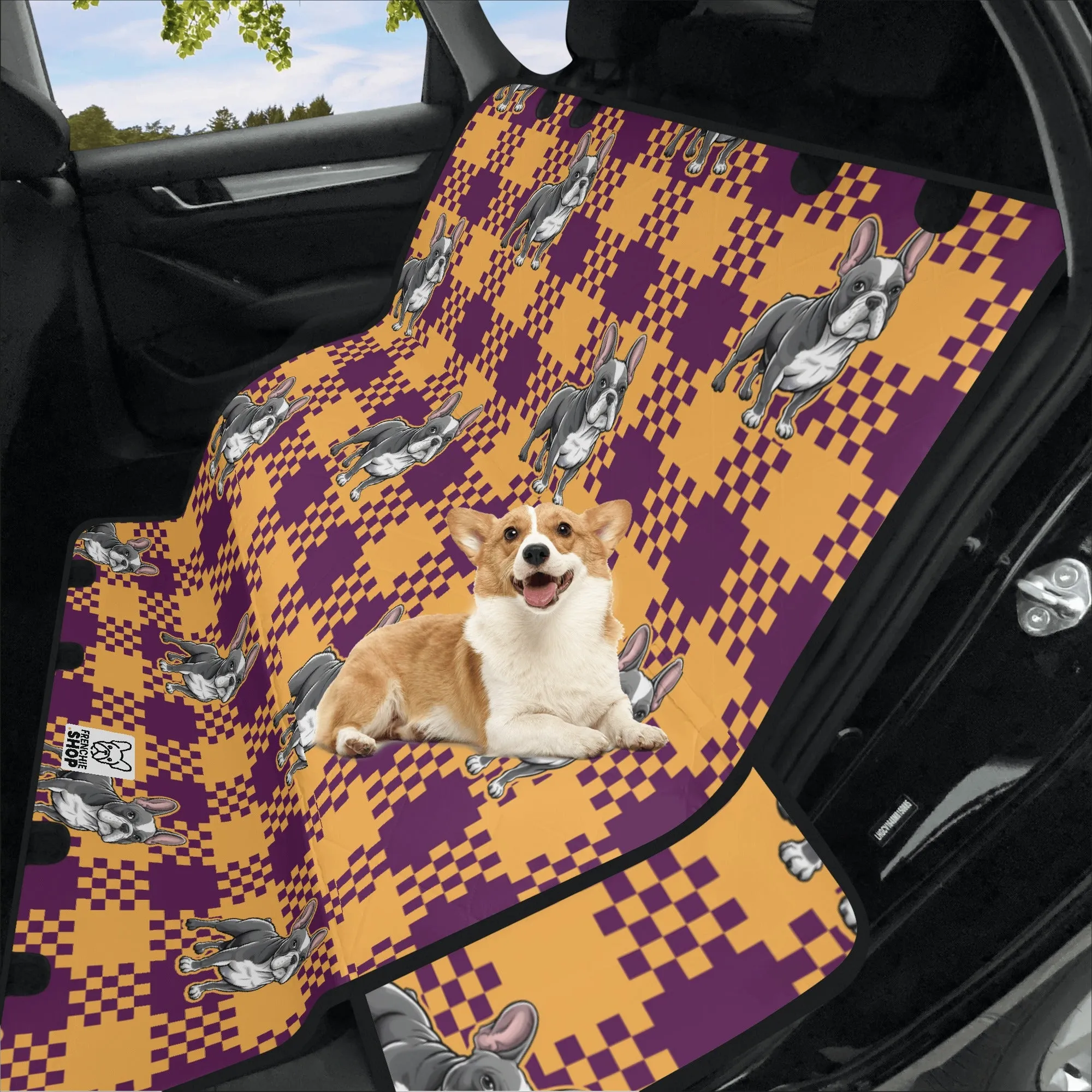 Cecille -  Car Pet Seat Covers for french bulldog