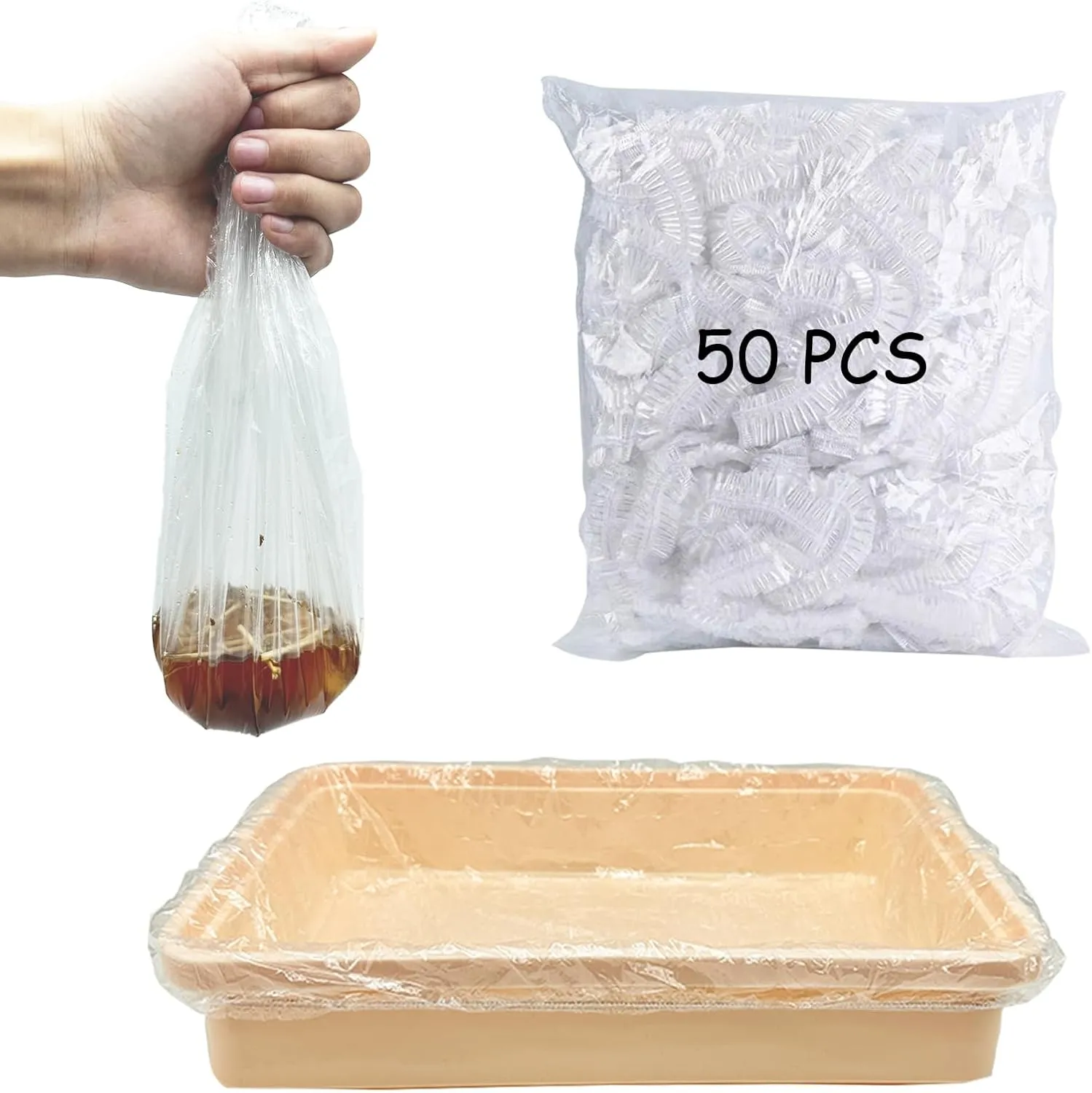 Disposable Plastic Rabbit Cage Liner Guinea Pig Litter Box Liner Small Animal Litter Pan Bags Leak Proof Toilet Film for Bunny Chinchilla Hedgehog Bird