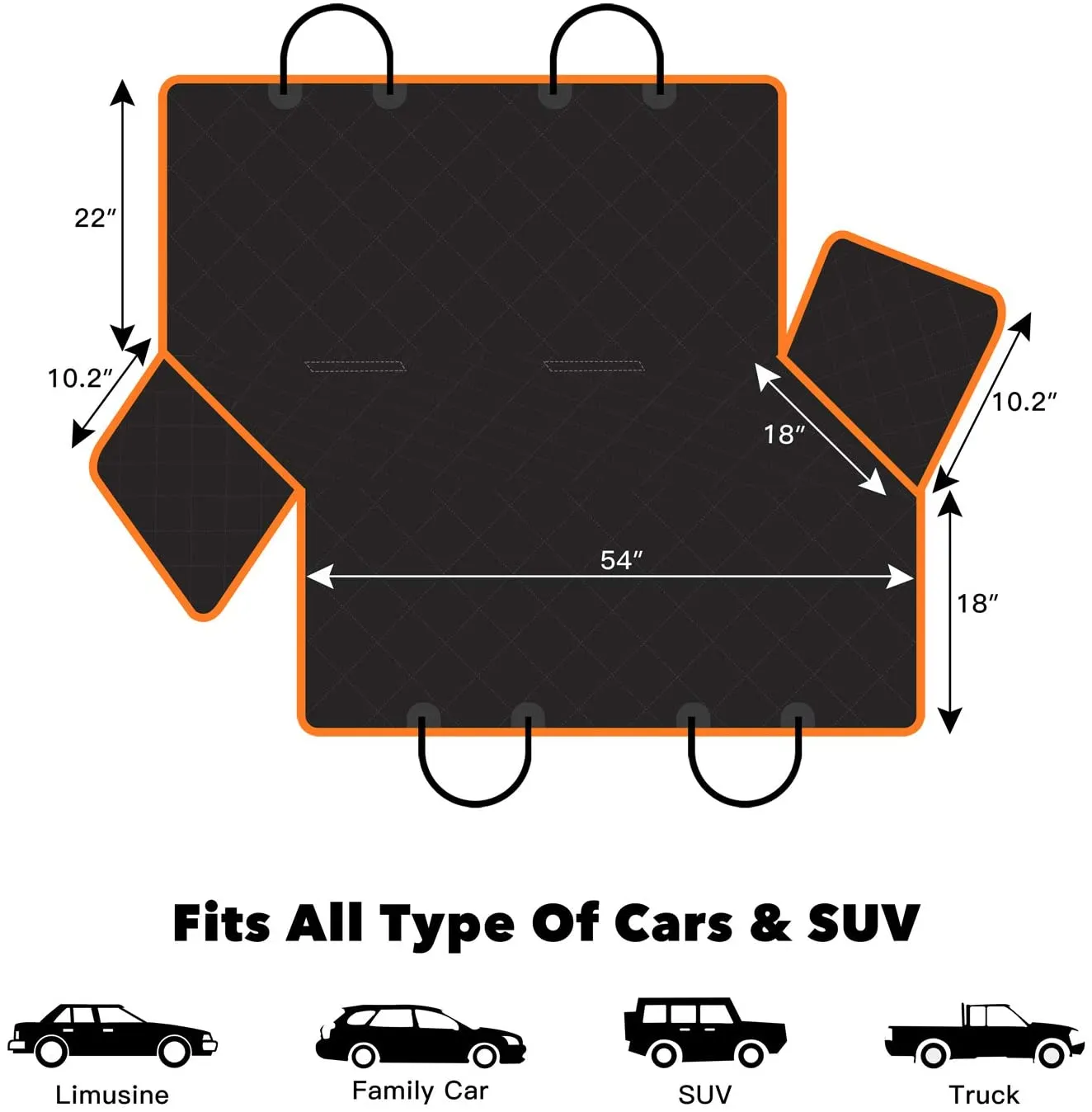 🐶Dog Seat Cover, Back Seat Cover, Waterproof Dog Hammock, Scratchproof Pet Seat