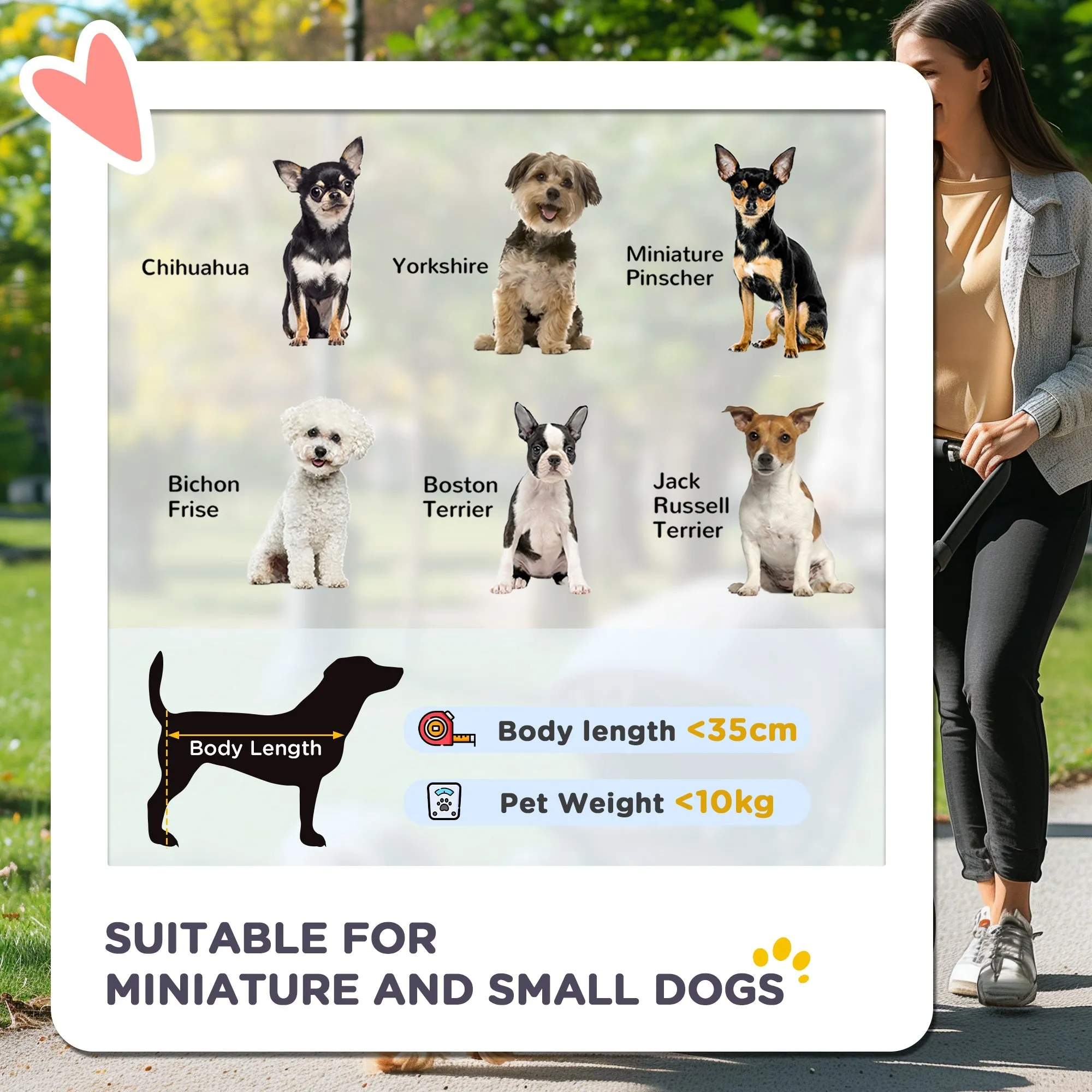 Dog Stroller, 3 Wheels Foldable Cat Dog Pram with Cup Holder, Storage Basket, Pet Stroller for Small Miniature Dogs, Black