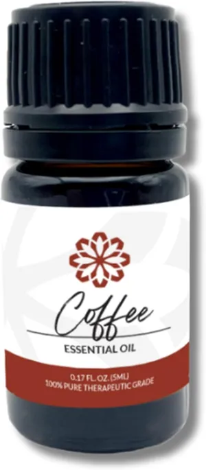 Essence Coffee Essential Oil  100% Pure & Therapeutic Grade  Perfect for Aromatherapy, Diffusers & Recharging Essence Nasal Diffuser Rings  Natural Stress & Mood Support (5mL)