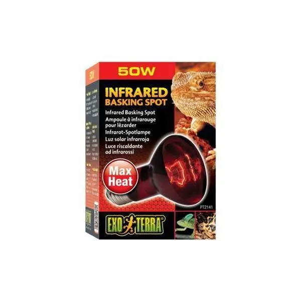 Exo Terra Heat Glo Infrared Basking Spot Lamp 50w
