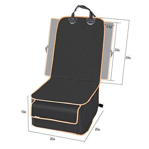 Front Seat Dog Cover with Storage