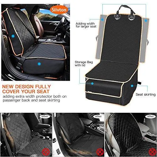 Front Seat Dog Cover with Storage