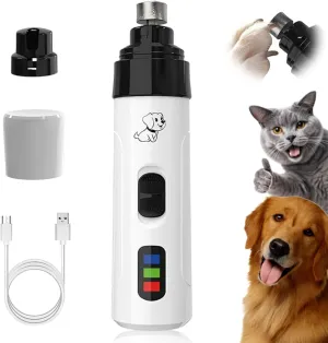 Heusom Silent Groom Pro Nail Grinder, 2025 New Dog Nail Trimmer with USB Rechargeable, Pet Paws Grooming Smoothing Tool