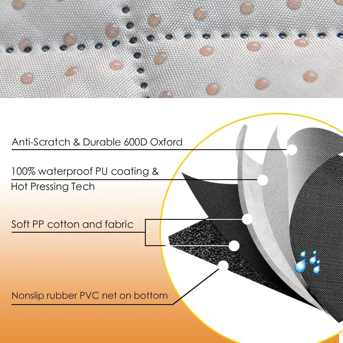 Honest Dog Car Seat Covers, Dog seat Cover with Side Flap for Cars, Trucks, and Suv's - Waterproof & Nonslip Pet Seat Cover for Backseat(Black, 57W x 47L)