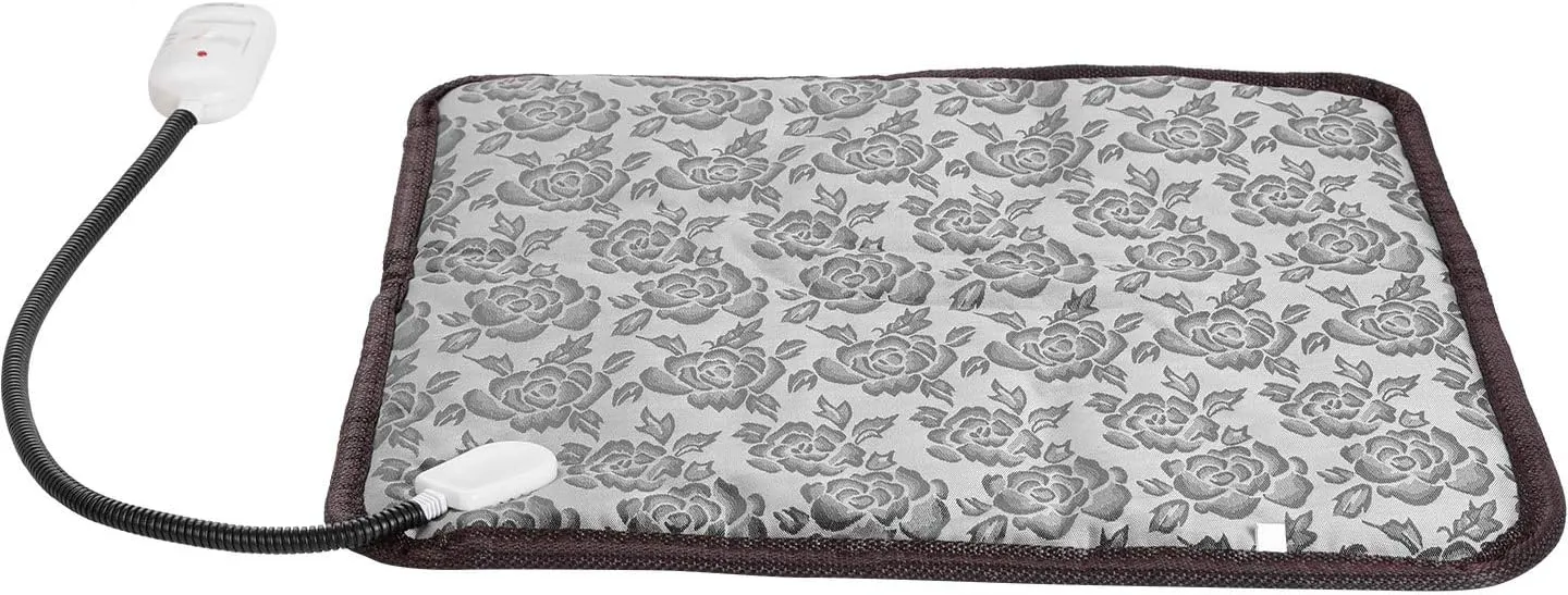 iMounTEK Pet Heating Pad Dog Cat Electric Heating Mat Waterproof Adjustable Warming Blanket with Chew Resistant Steel Cord Case
