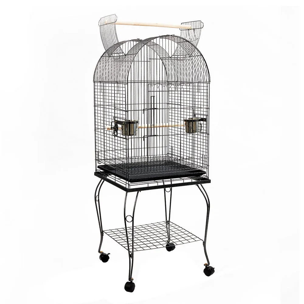i.Pet - 150cm Large Bird Cage Aviary with Stainless Steel Feeders