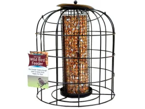 Kole Imports GE092-6 Iron Wire Cage Bird Feeder - Pack of 6