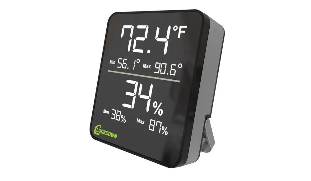 Lockdown Digital Hygrometer 1116774