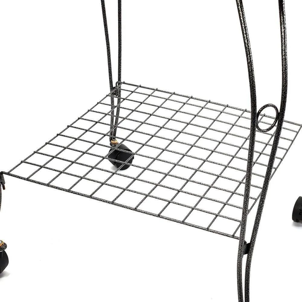 Medium Rounded Iron Bird Cage with Stand