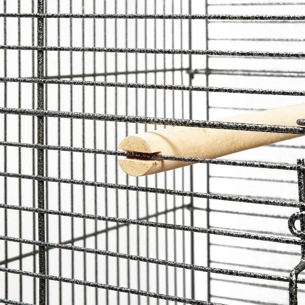 Medium Square Iron Bird Cage with Stand