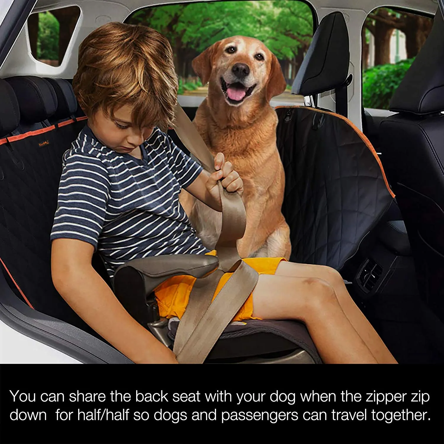 🐶NEW Dog Seat Cover for Back Seat, Waterproof Dog Hammock Scratch proof Pet Seat Covers with 2 Bag
