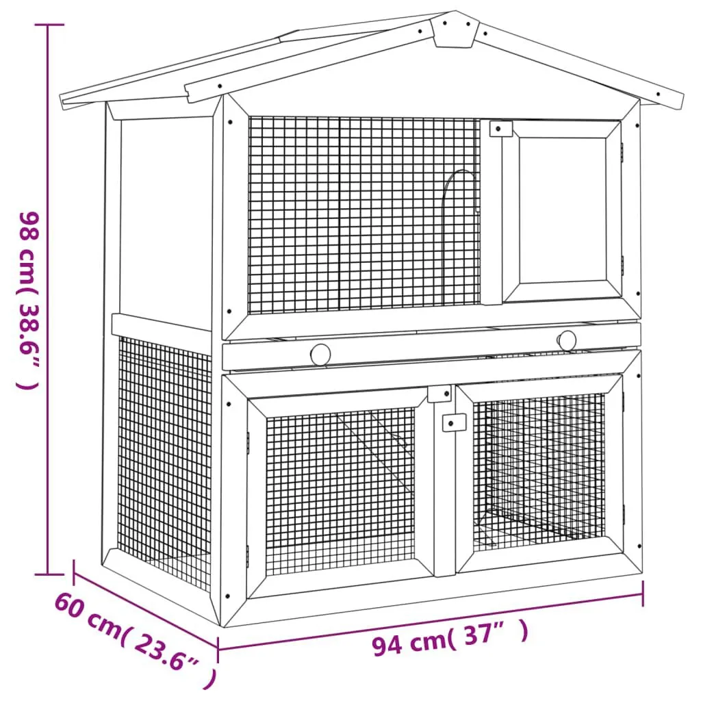 Outdoor Rabbit Hutch