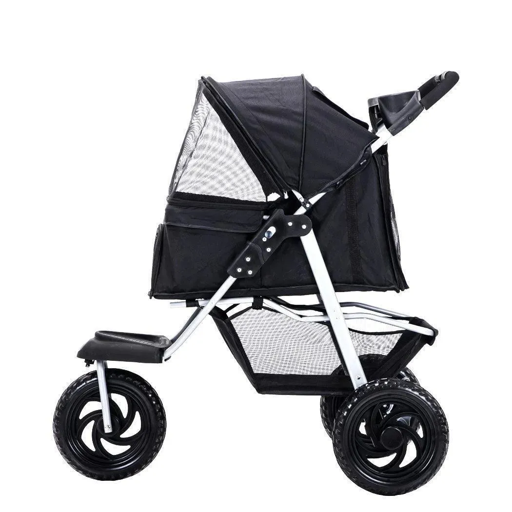 PaWz Pet Dog Stroller Pram - Black