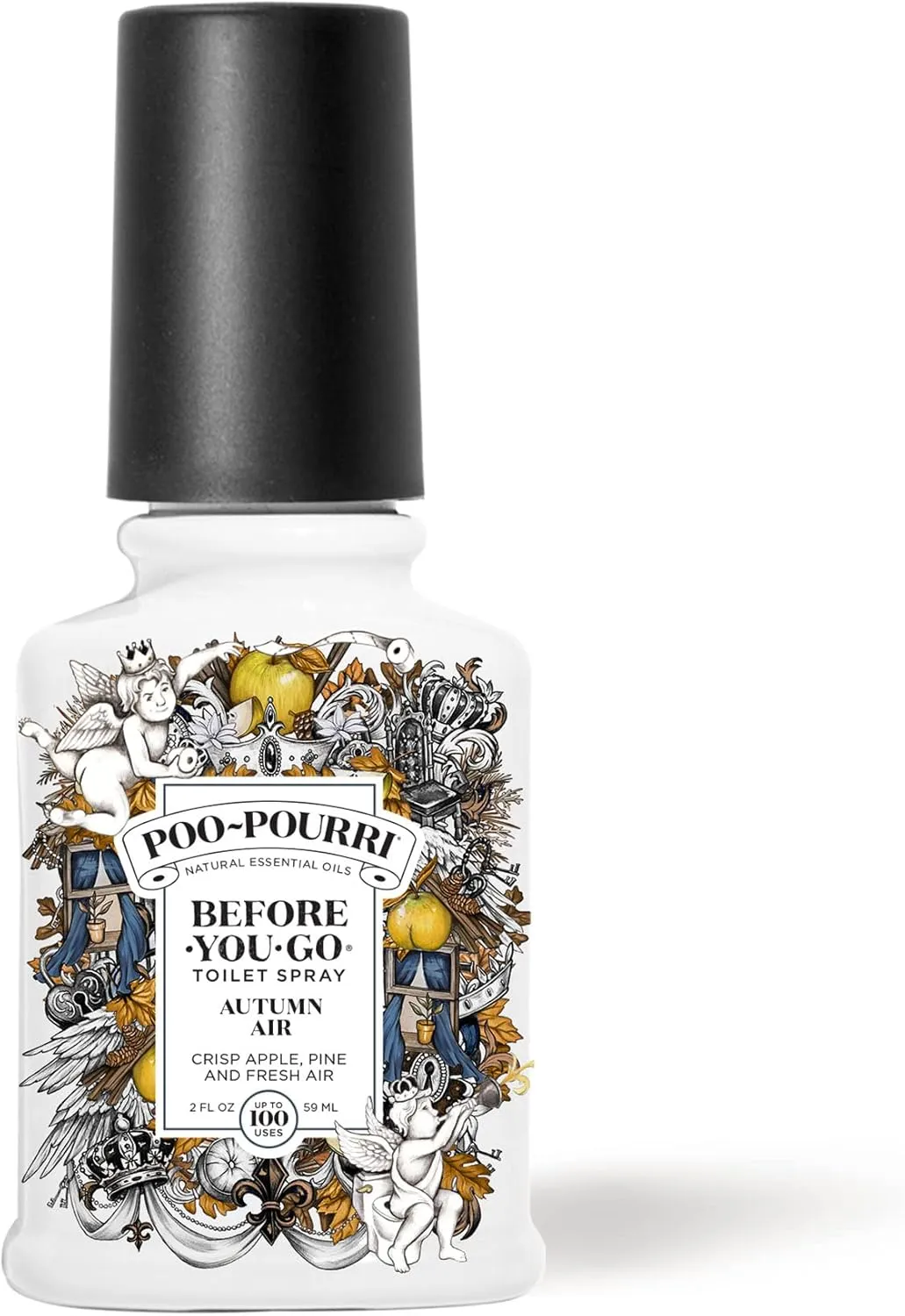 Poo-Pourri Before-You-Go Toilet Spray, Autumn Air, 2 Fl Oz - Crisp Apple, Pine and Fresh Air