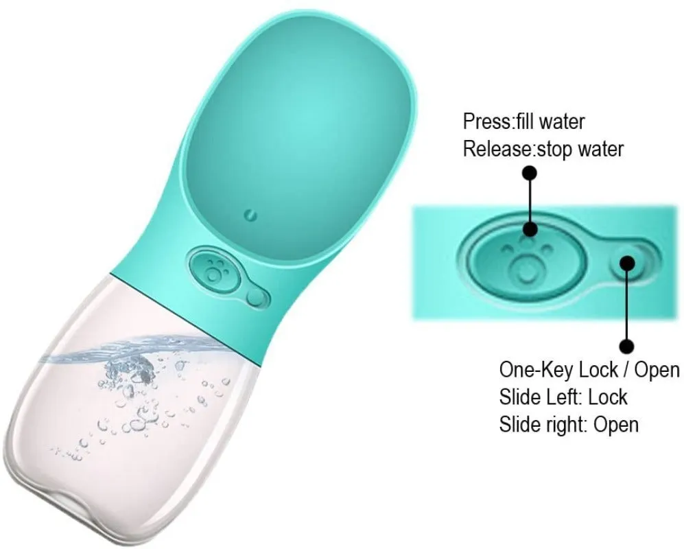 PORTABLE, LEAK PROOF PUPPY WATER DISPENSER