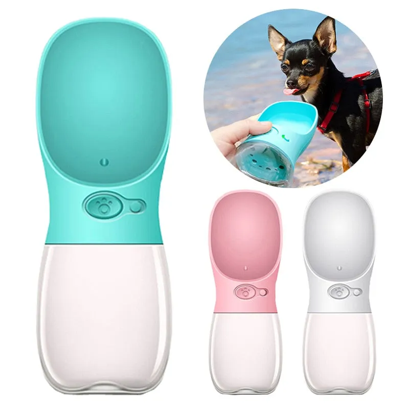 PORTABLE, LEAK PROOF PUPPY WATER DISPENSER