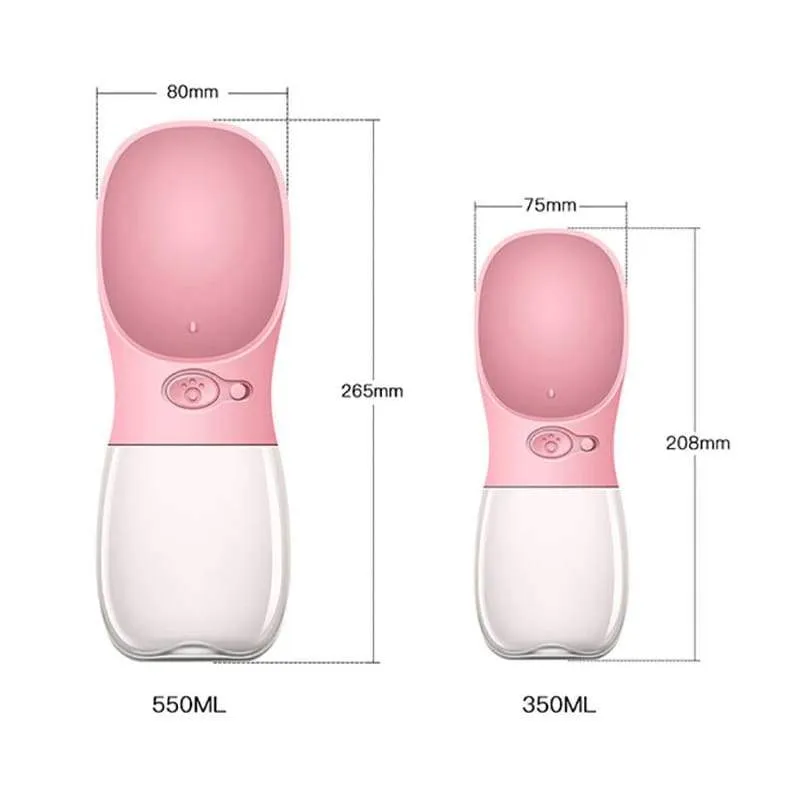 Portable Pet's Water Bottle for Outdoor Traveling