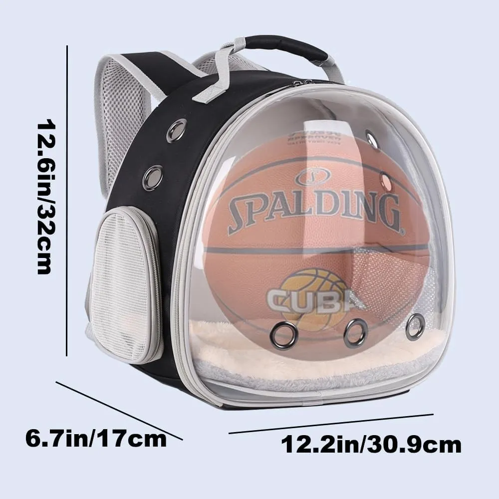 Portable Small Animal Backpack Travel Breathable Pet Carrier Bag Cages for Guinea Pig, Rabbit, Bearded Dragon, Squirrel, Tortoise, Bird, Lizard, Sugar Glider
