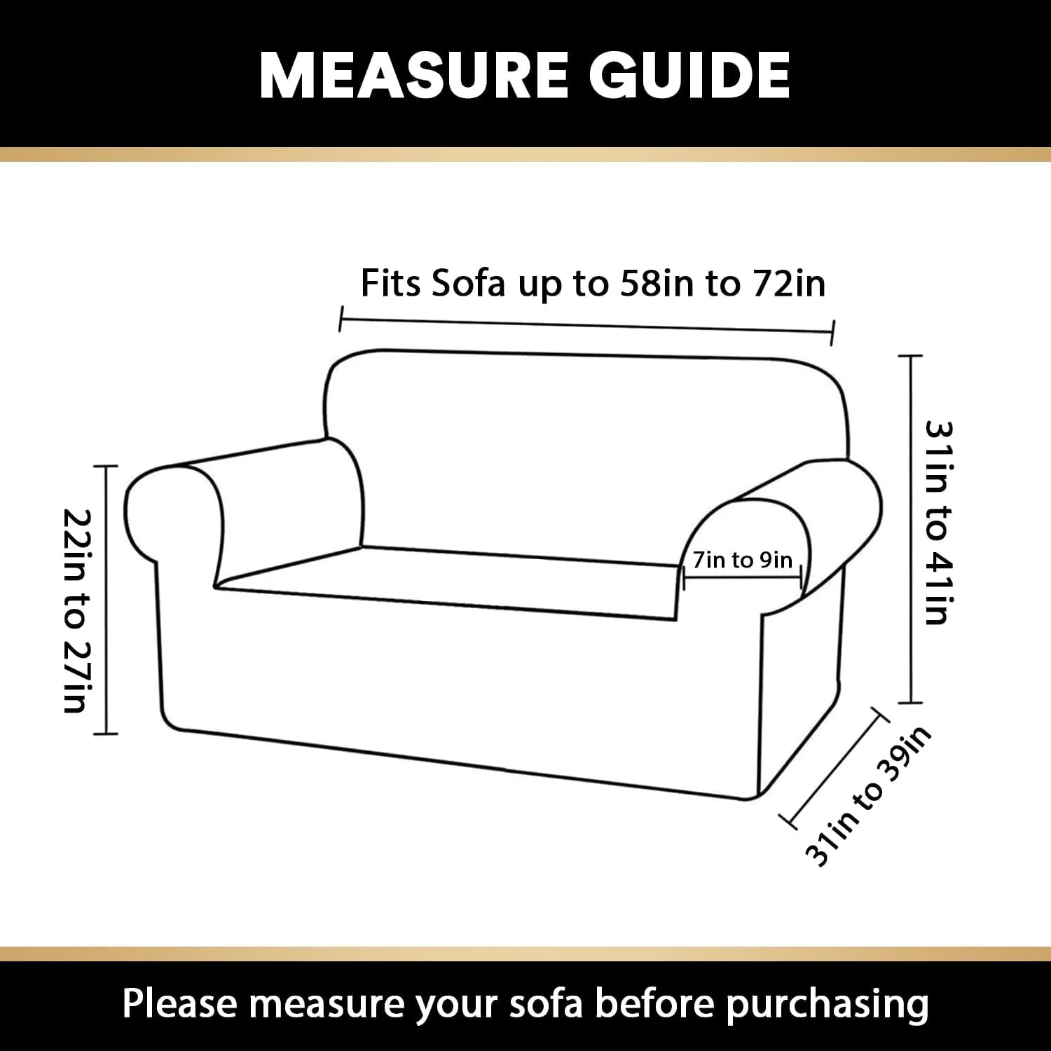 PrinceDeco Stretch Loveseat Sofa Cover Slipcover Couch Cover for 2 Cushion Sofa Washable Sofa Cover for Pets Friendly Furniture Protector Covers with Non Slip Bottom(Loveseat, Dove)
