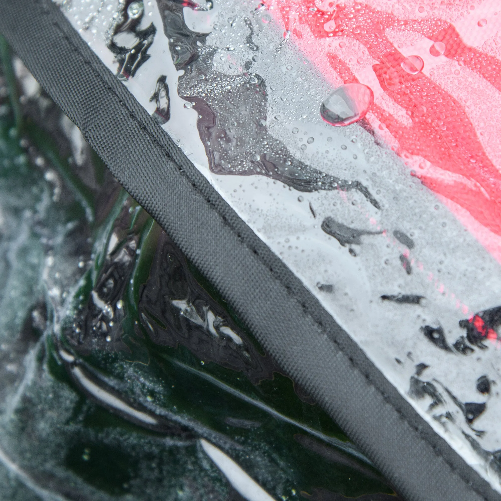 Rain Cover for Dog Pram Stroller, with Front and Rear Entry