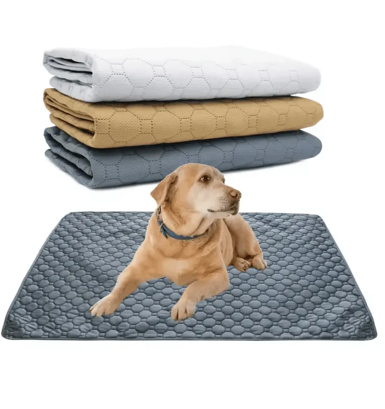 Reusable Dog Pee Pad – Absorbent & Washable Puppy Training Mat, Pet Bed & Car Seat Protector
