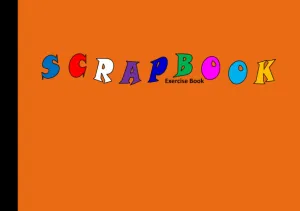 Scrapbook: A5 Scrapbook Exercise Book | 64 Pages, 210mm x 148mm (Landscape), 90gsm Plain White Paper Journal | Memories Photo Album Scrapbooks ... Kids and Adults Project | Orange Cover   2023 8 4
