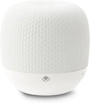 Serene House Knit Ceramic, Utrasonic Essential Oil Cool Mist Diffuser - 7-Color Calming LED Light, Timer Control, Automatic Shut-Off - 150ml