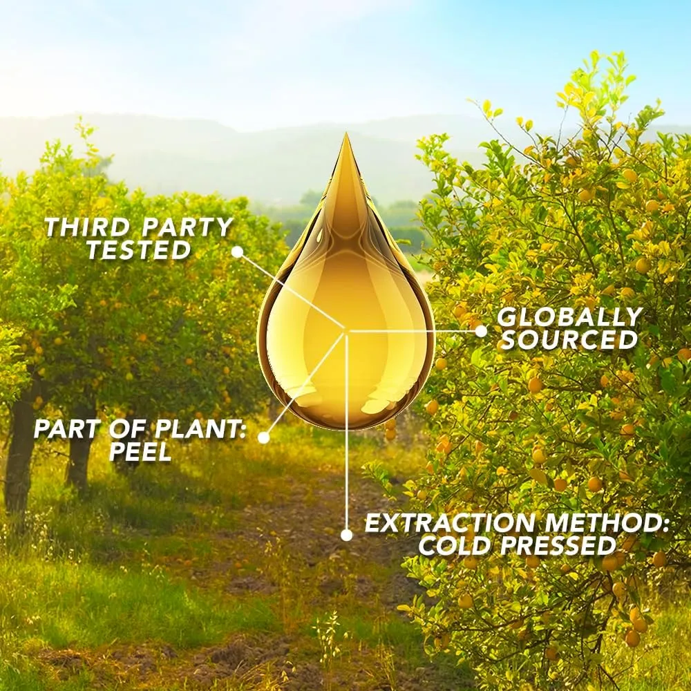 SpaRoom Aromatherapy 100% Pure Undiluted Essential Oil, Cleanse Lemon, 30 mL