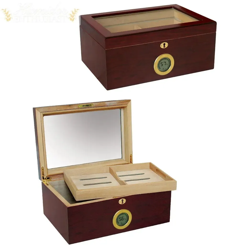 The Berkeley Digital Desktop Cigar Humidor