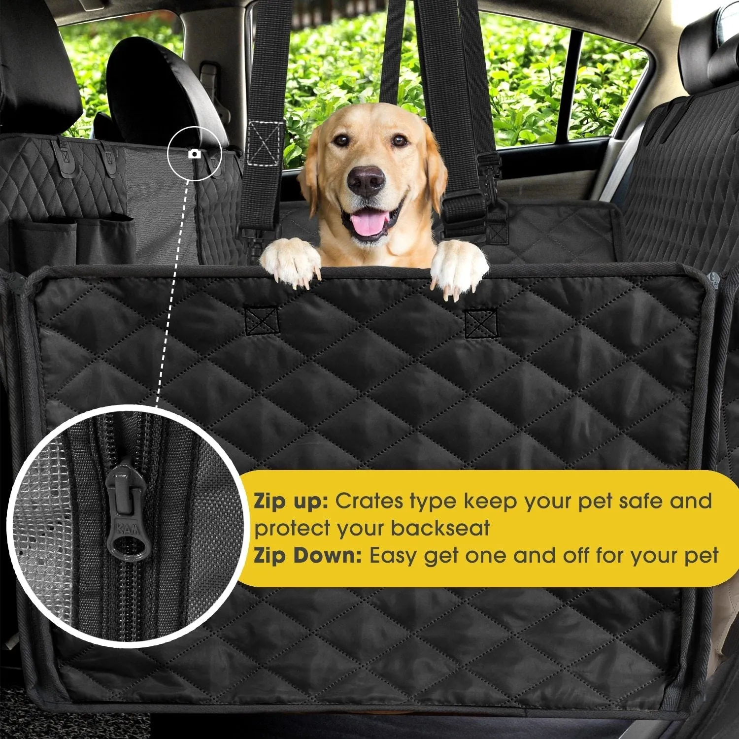 TrailGuard – Waterproof Pet Car Seat Cover