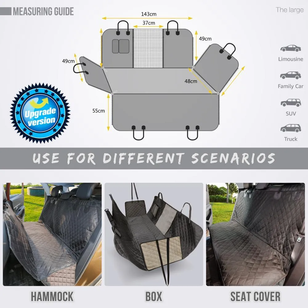 TrailGuard – Waterproof Pet Car Seat Cover