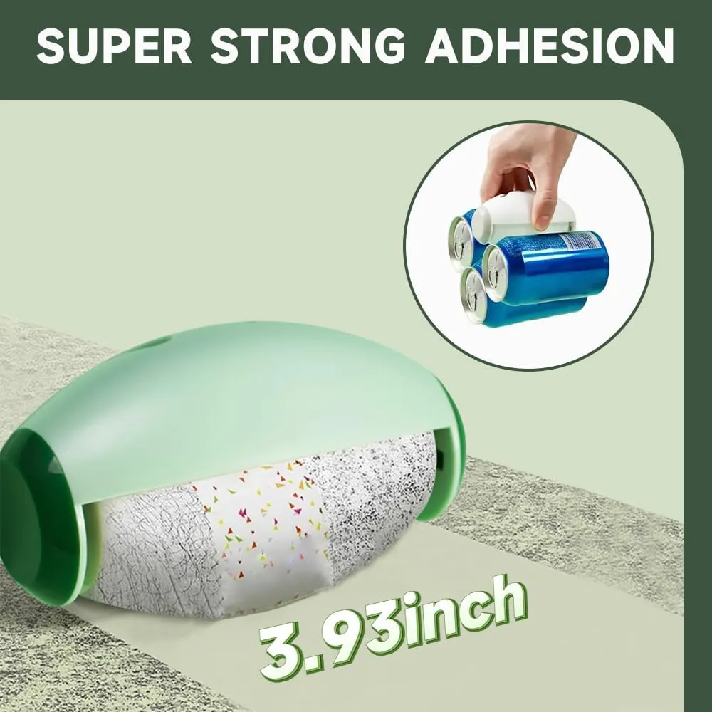 Washable Lint Roller, Portable & Reusable Lint Roller, Reusable Washable Lint Roller, Travel Lint Roller Mini Lint Roller for Lint Hair, Clothes (White)