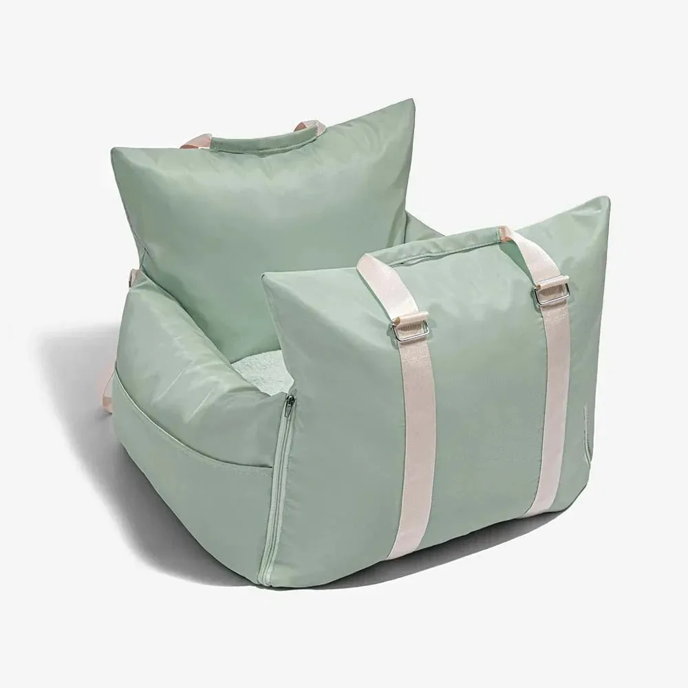 Waterproof Dog Car Seat Bed - Travel Cushion for Dogs & Cats, Sofa Bedding & Mattress