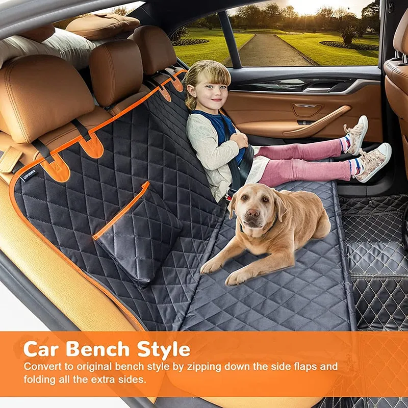Waterproof Dog Car Seat Cover Soft Pet Seat Cover Hammock For Cars Trucks SUVs