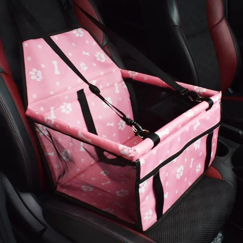 Waterproof Dog Car Seat Cover with Mesh Window