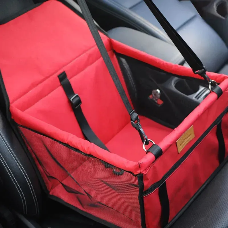 Waterproof Dog Car Seat Cover with Mesh Window